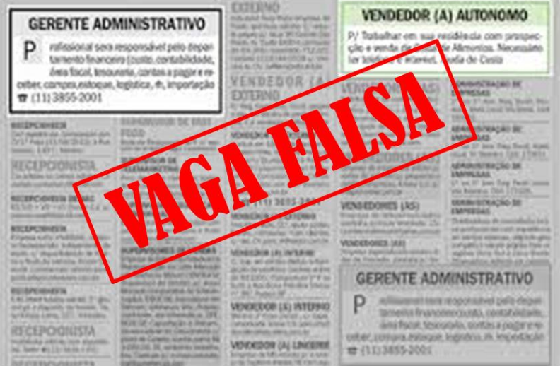 Golpe das falsas vagas de emprego